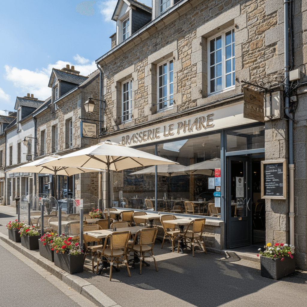 Restaurant à Ploemeur : terrasse - licence IV - Image 1