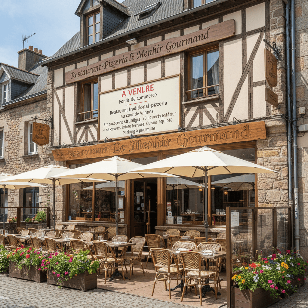 Restaurant à Vannes : terrasse - licence IV - Image 1