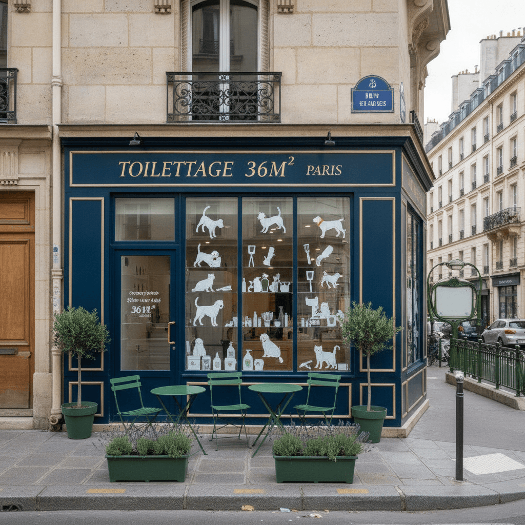 Toilettage 36m² à Paris
