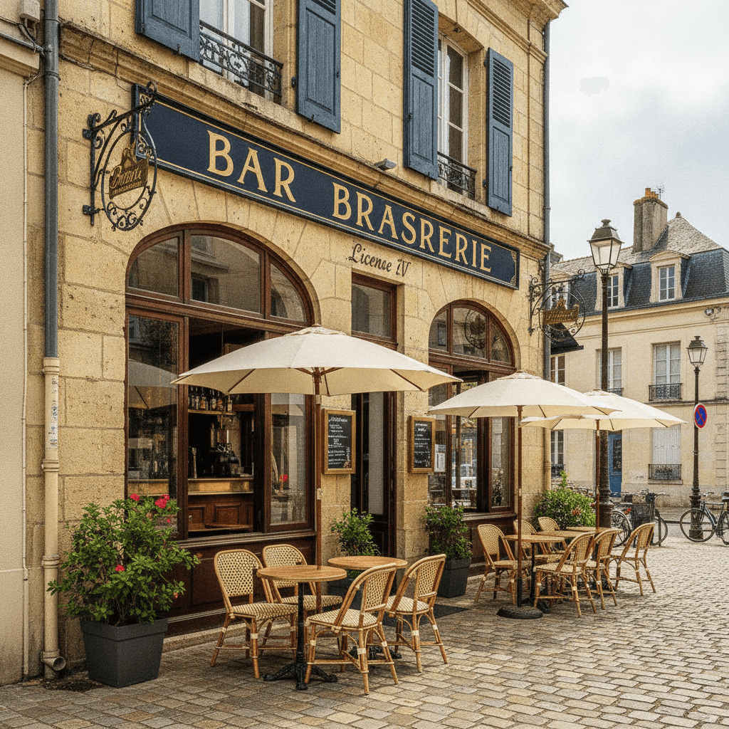 Bar-brasserie 312m² à Challans : terrasse - licence IV - Image 1