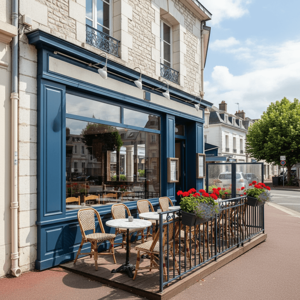 Restaurant à Cabourg : terrasse - licence IV - Image 1