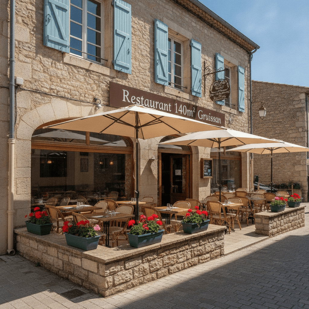 Restaurant 140m² à Gruissan : terrasse - licence IV - Image 1