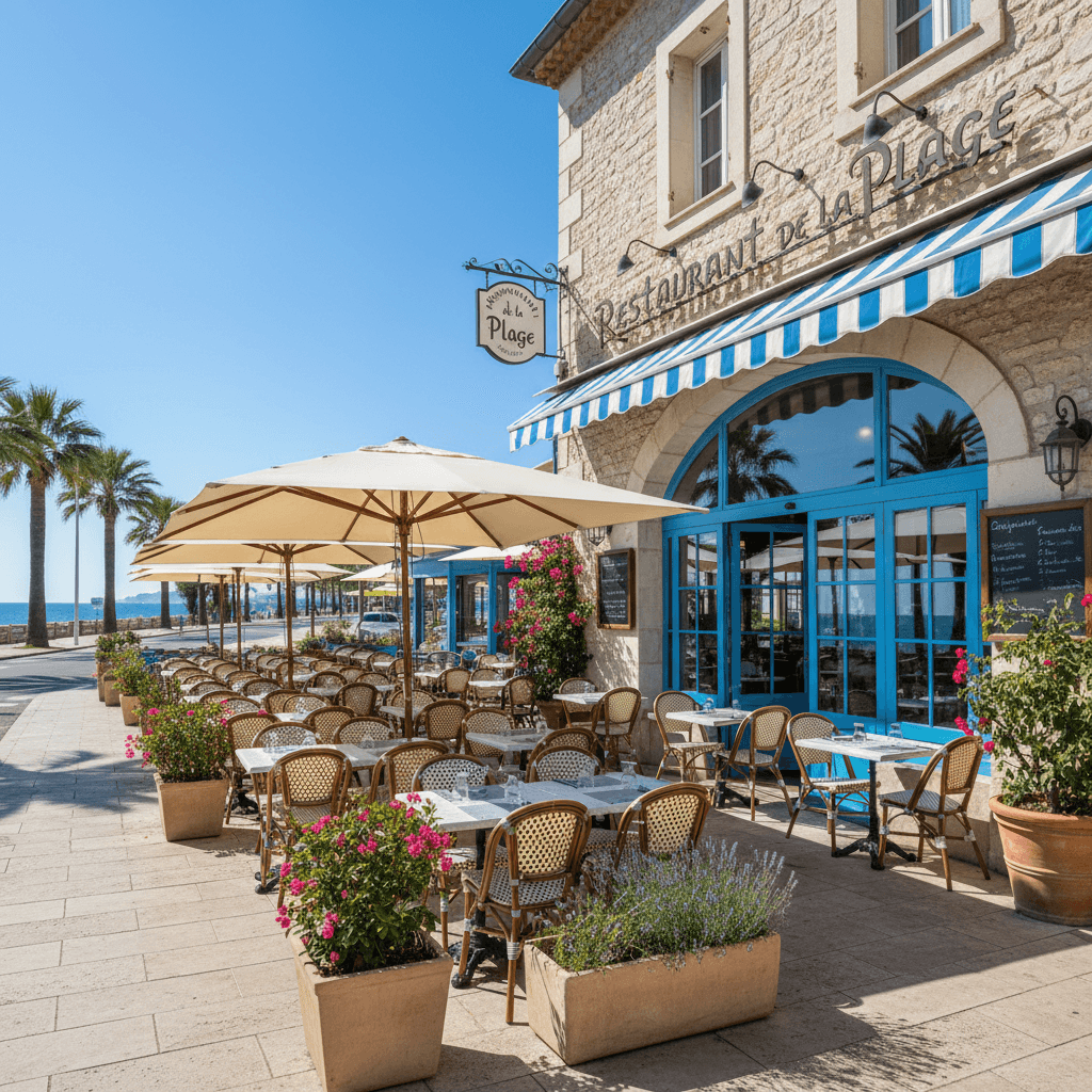 Restaurant 155m² à Carqueiranne : terrasse - licence IV - Image 1
