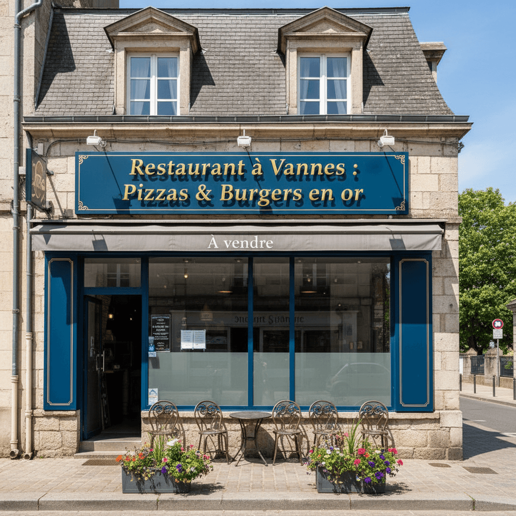 Fast-food à Vannes : terrasse - licence IV - Image 1