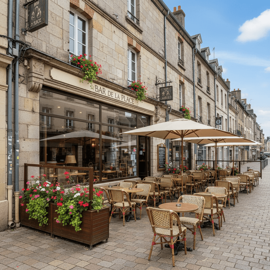 Bar-brasserie à Alençon : terrasse - licence IV - Image 1