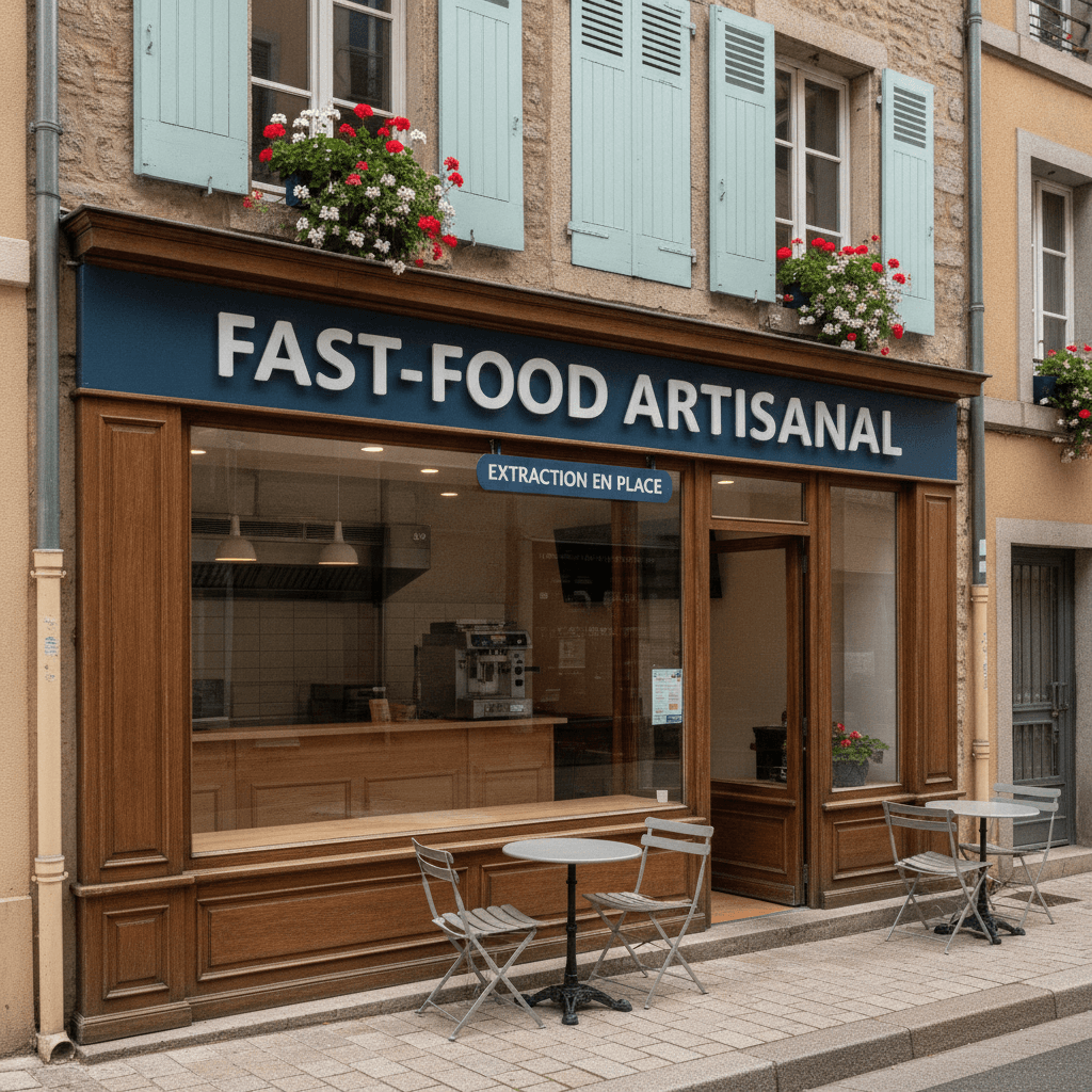 Fast-food 22m² à Annecy : extraction - Image 1