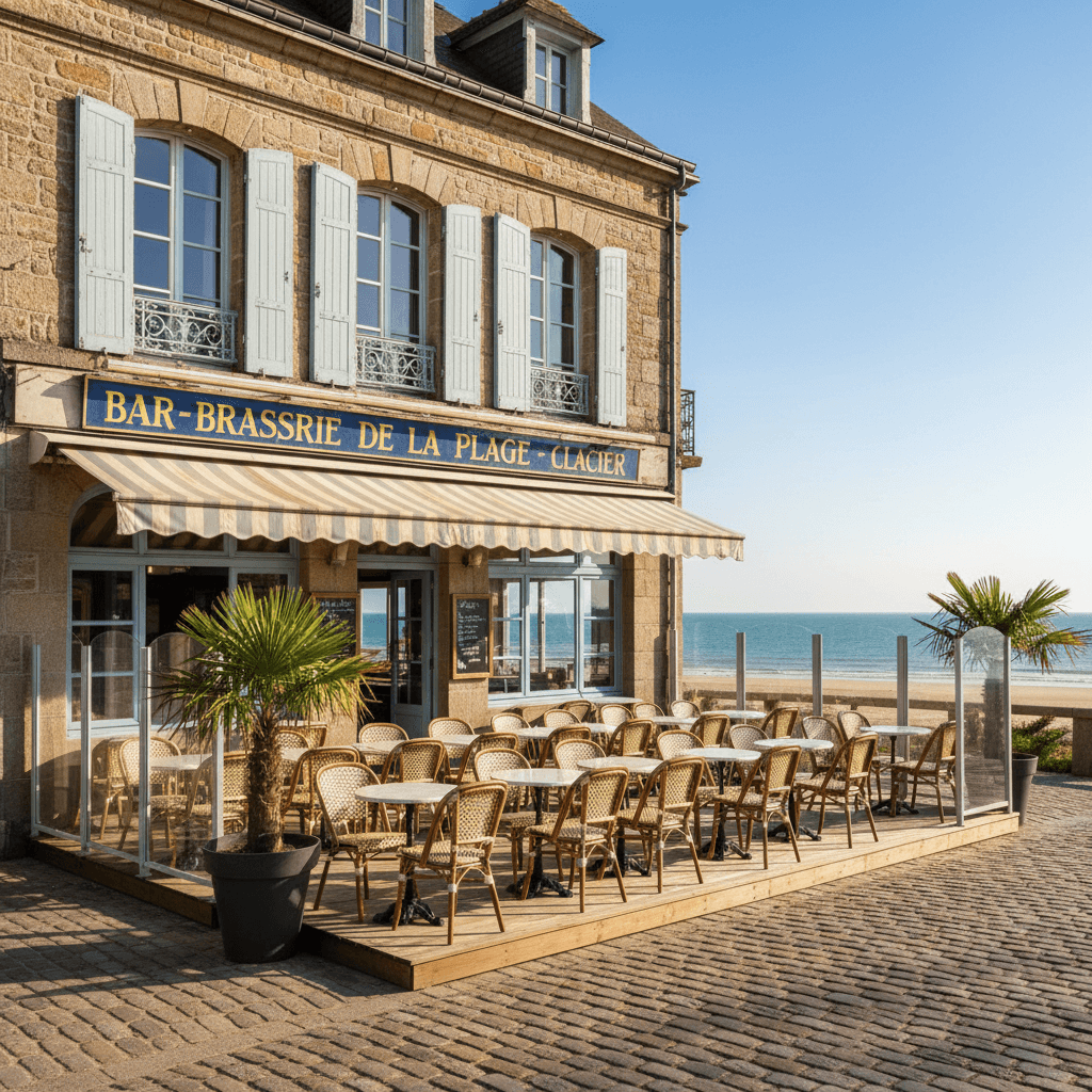 Bar-brasserie : terrasse - licence IV - Image 1