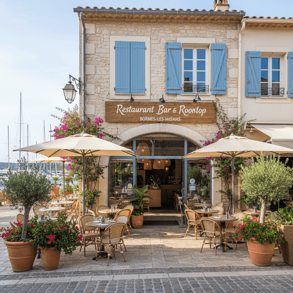 Restaurant 270m² à Bormes-Les-Mimosas : terrasse - licence IV - Image 1