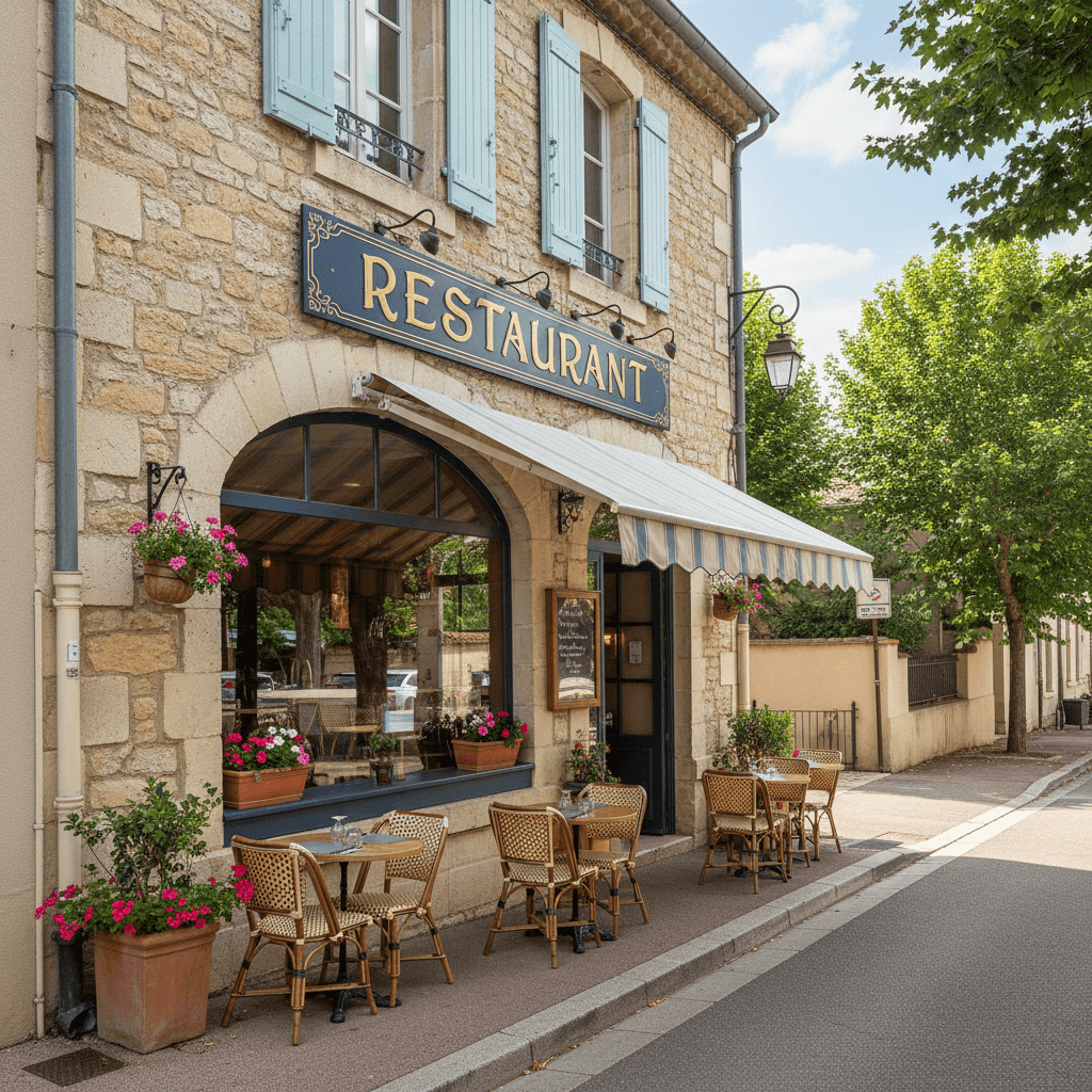 Restaurant 244m² à Remoulins : terrasse - licence IV - Image 1