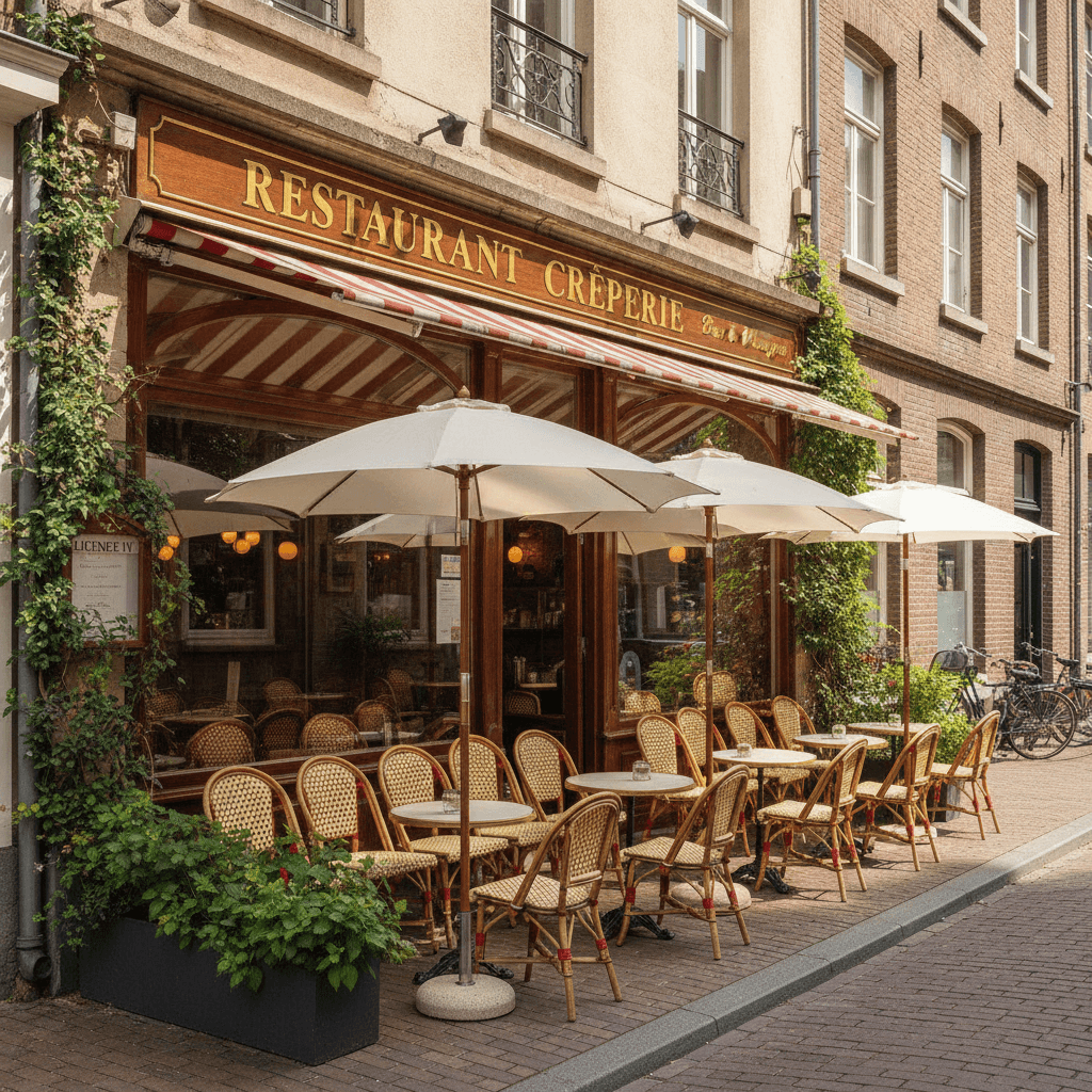Restaurant 100m² à La Haye : terrasse - licence IV - Image 1