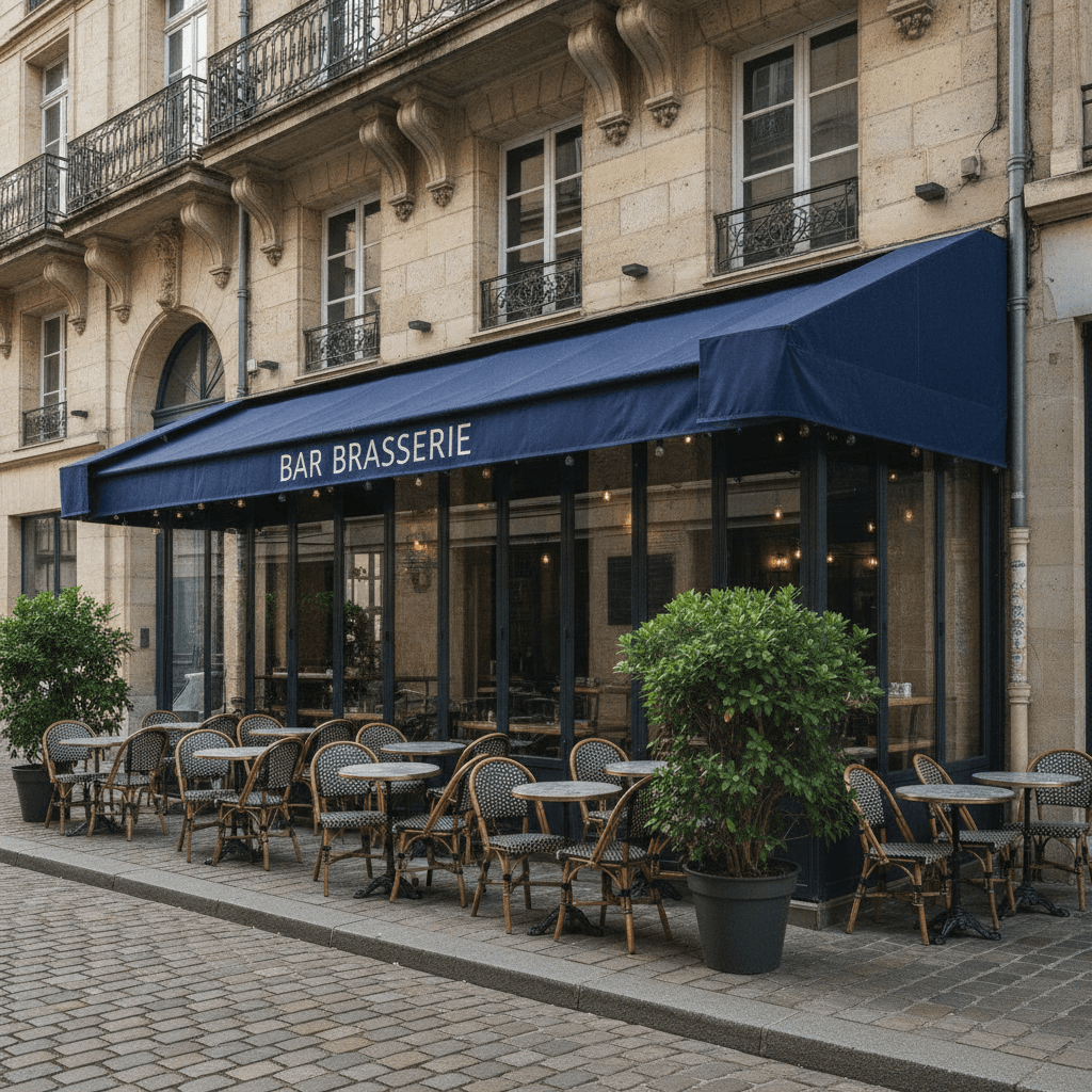 Bar-brasserie à Nantes : terrasse - licence IV