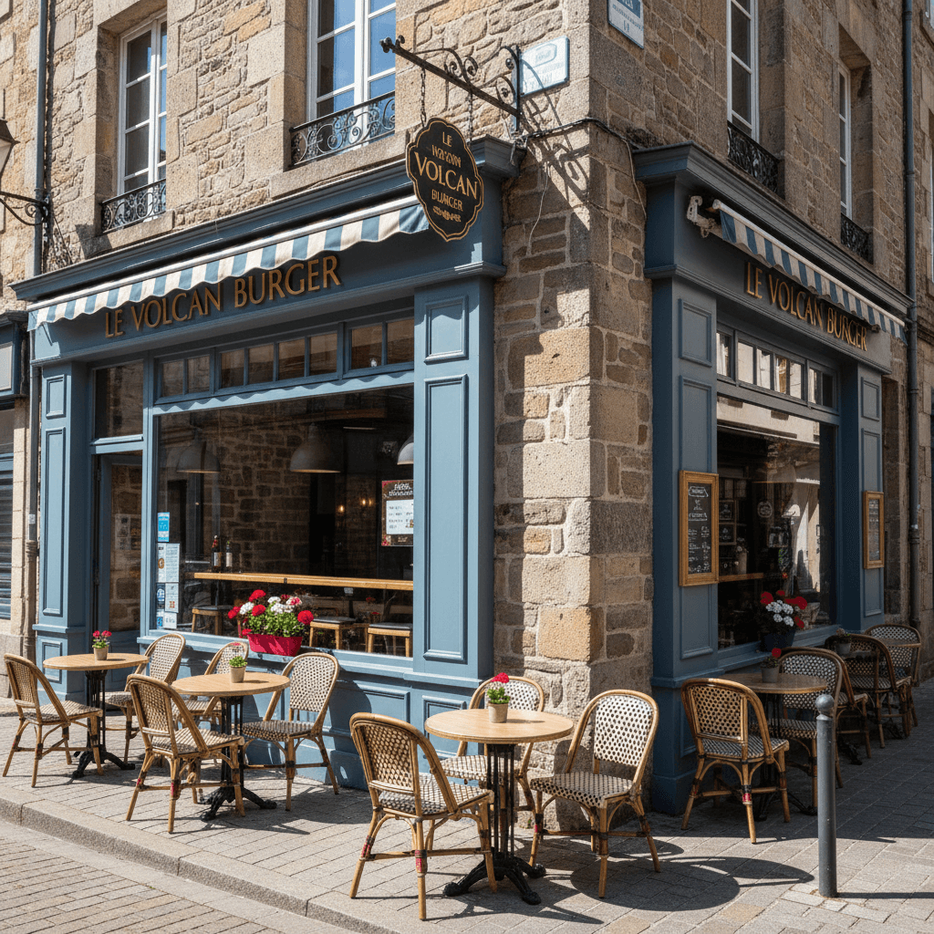 Fast-food 86m² à Clermont-Ferrand : terrasse - licence IV