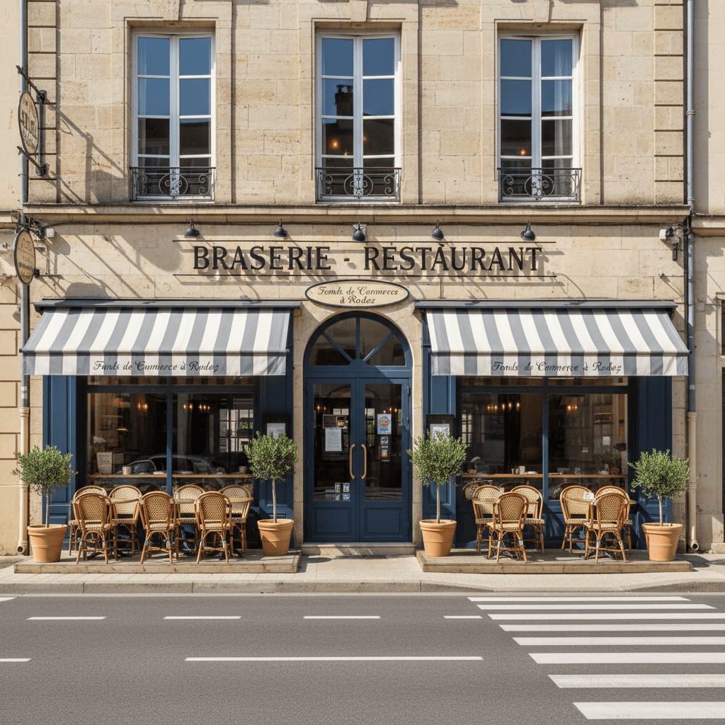 Restaurant 280m² à Rodez : terrasse - licence IV - Image 1