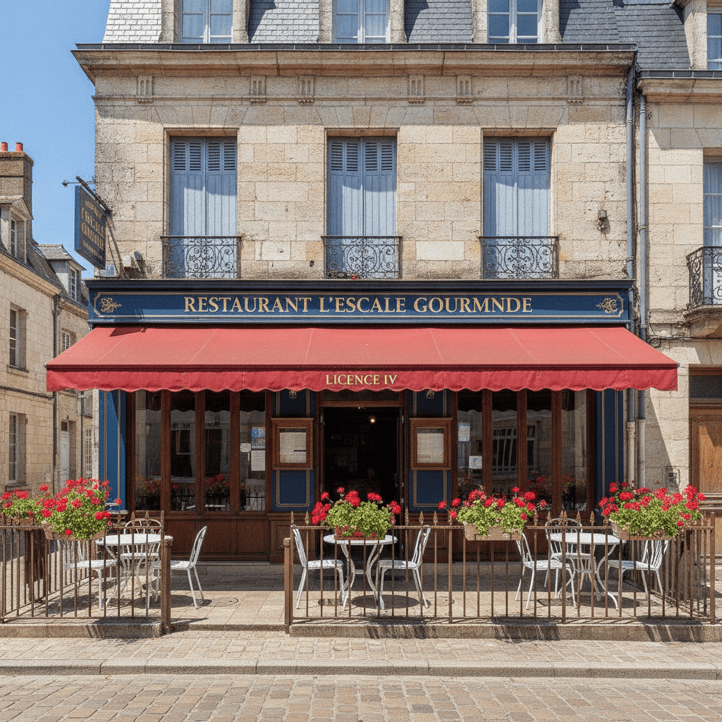 Restaurant à Rochefort : terrasse - licence IV - Image 1