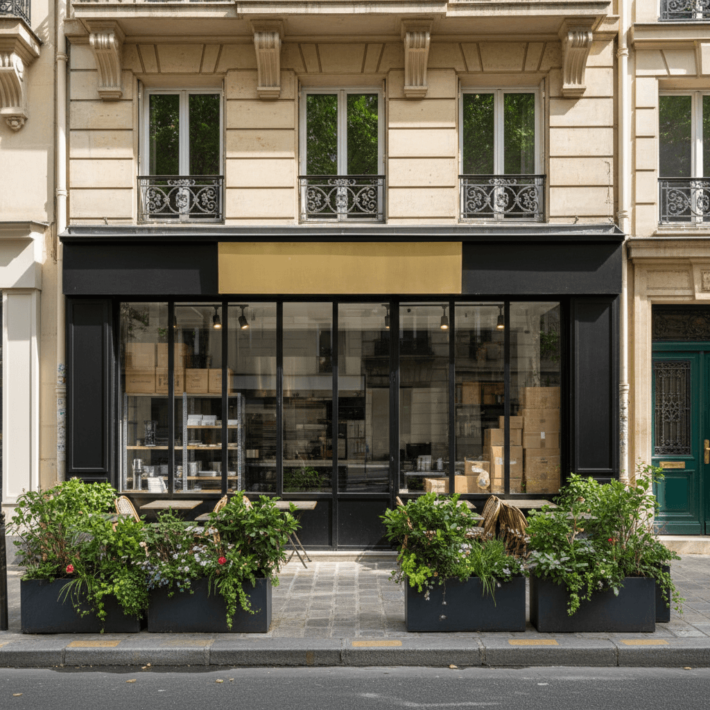 Dark kitchen 1 couverts à Paris : licence IV - extraction