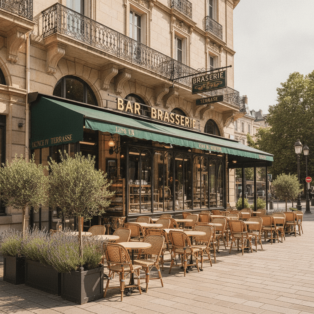 Bar-brasserie 150m² à Aix-Les-Bains : terrasse - licence IV - Image 1