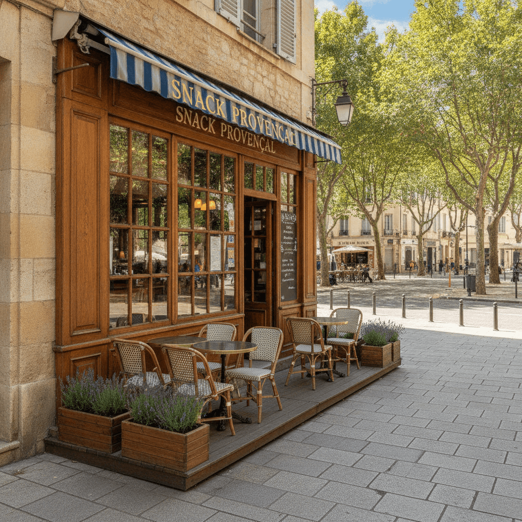 Snack 35m² à Aix-En-Provence : cuisine équipée