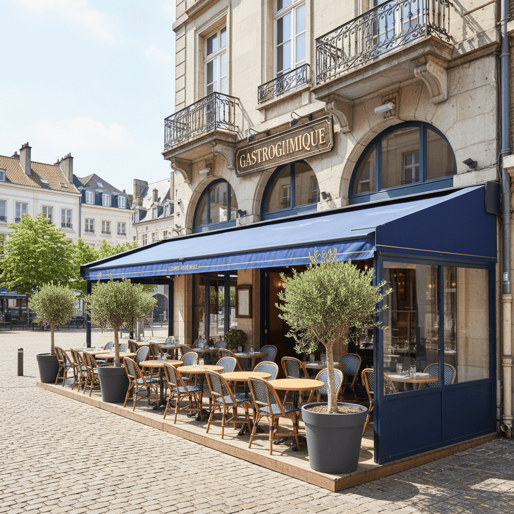 Restaurant à Lille : terrasse - extraction