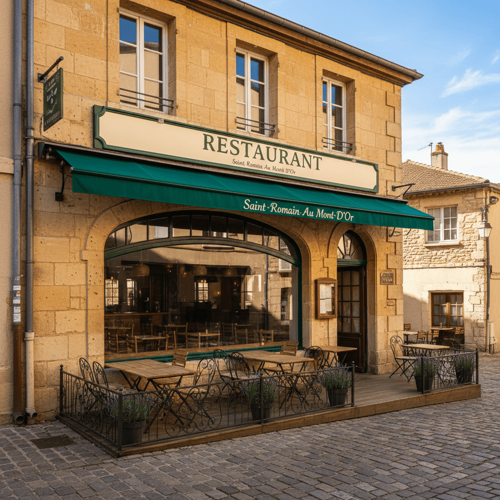 Restaurant 130m² à Saint-Romain-Au-Mont-D'Or : terrasse - licence IV