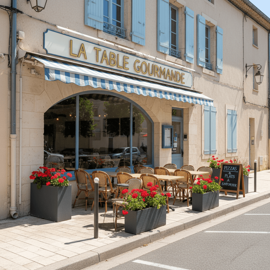 Restaurant 124m² à Jacou : terrasse - extraction - Image 1