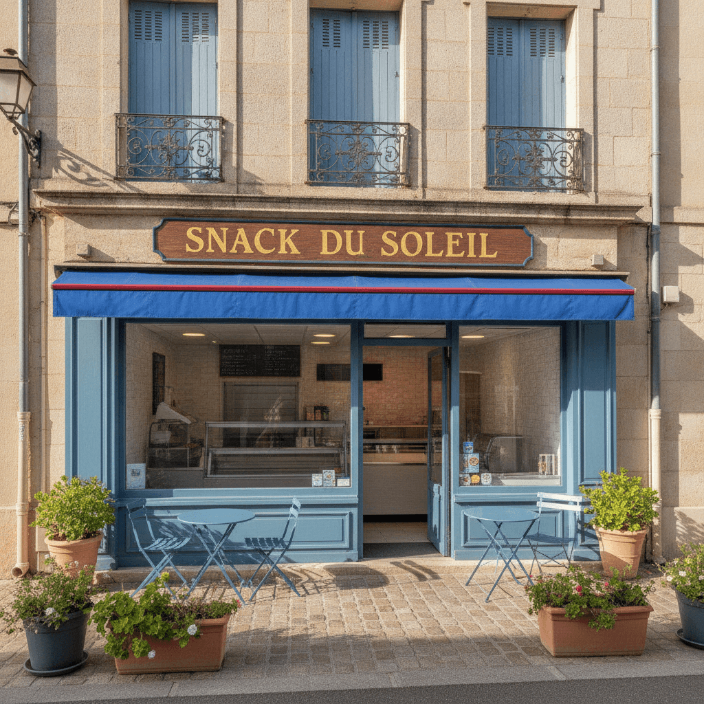 Snack 60m² à Agde : cuisine équipée - chambre froide - Image 1
