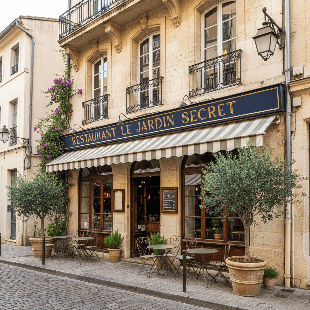 Restaurant à Montpellier : terrasse - extraction - Image 1