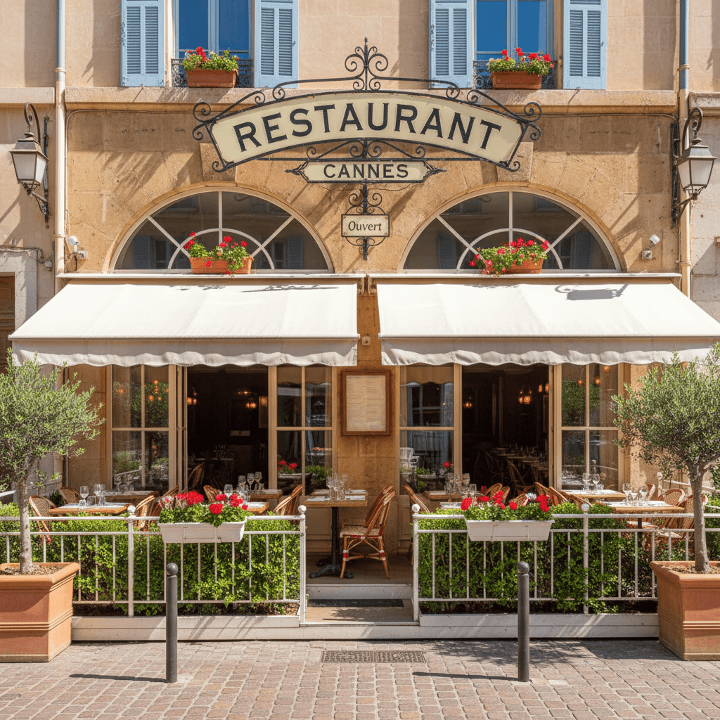Restaurant à Cannes : terrasse - licence IV - Image 1