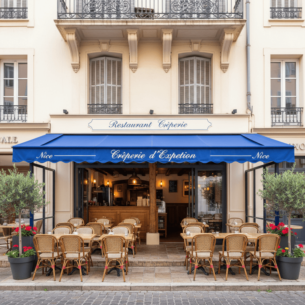 Restaurant 144m² à Nice : terrasse - licence IV