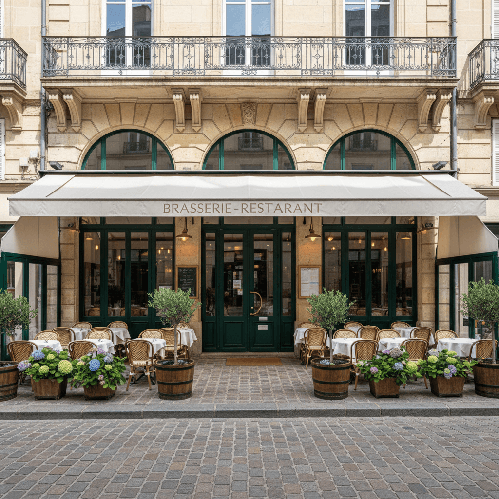 Restaurant 250m² à Nantes : terrasse - extraction - Image 1