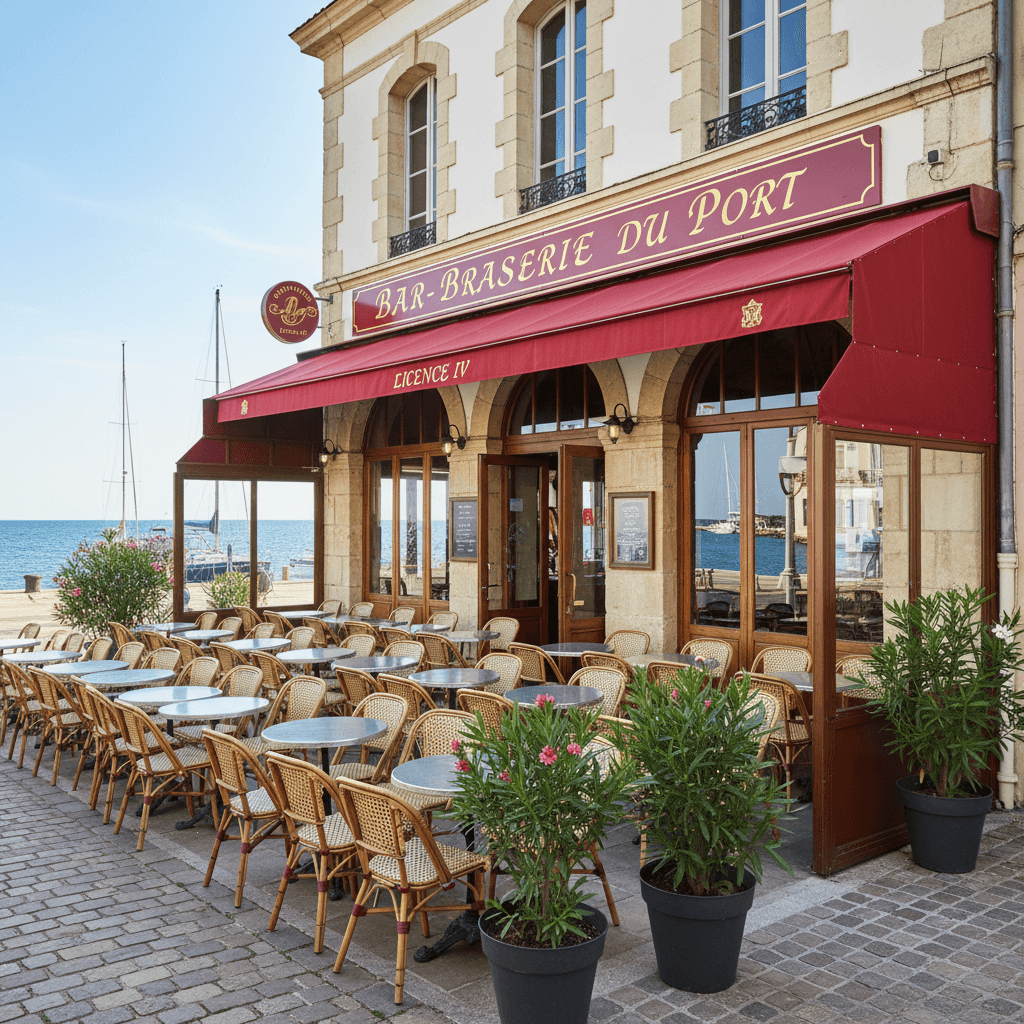 Bar-brasserie 93m² à Le Barcarès : terrasse - licence IV