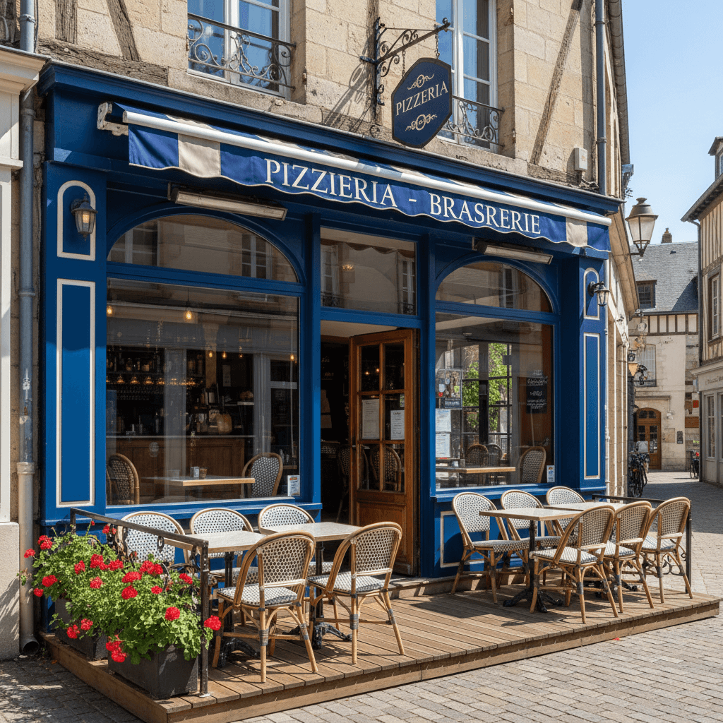 Restaurant 150m² à Lisieux : terrasse - licence IV - Image 1