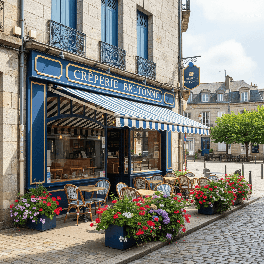 Restaurant à Saint-Brieuc : terrasse - licence IV - Image 1