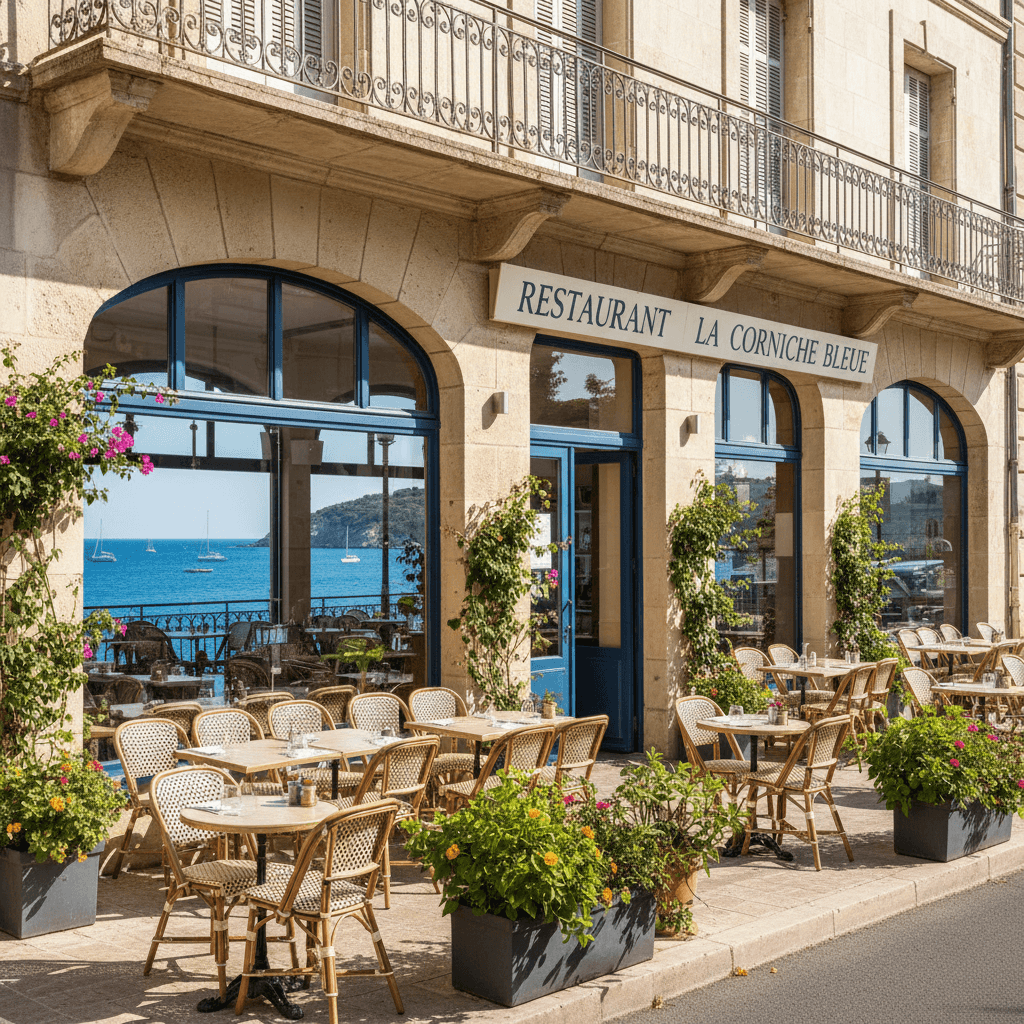 Restaurant à Sète : terrasse - extraction - Image 1