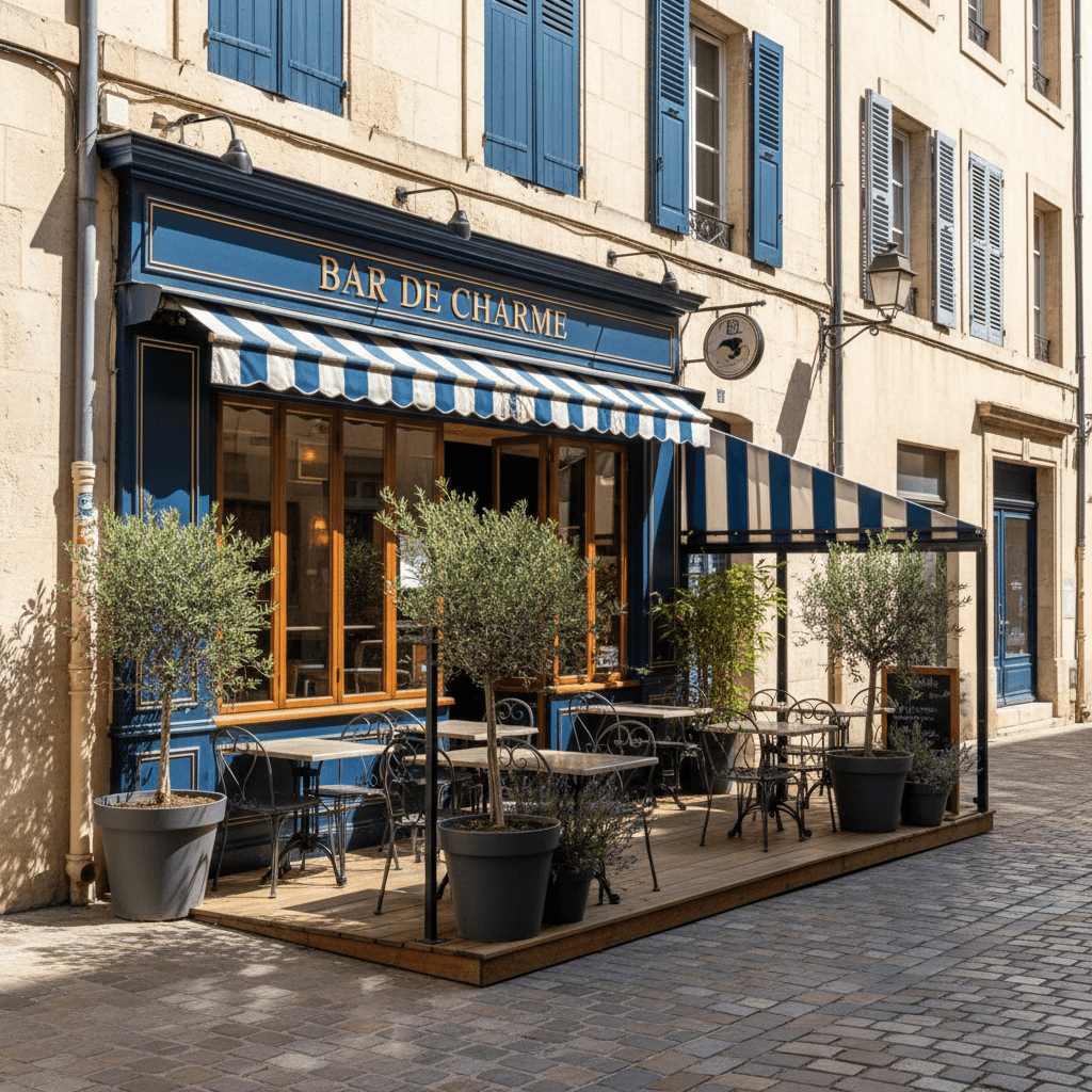 Bar-brasserie 40m² à Montpellier : terrasse - licence IV - Image 1