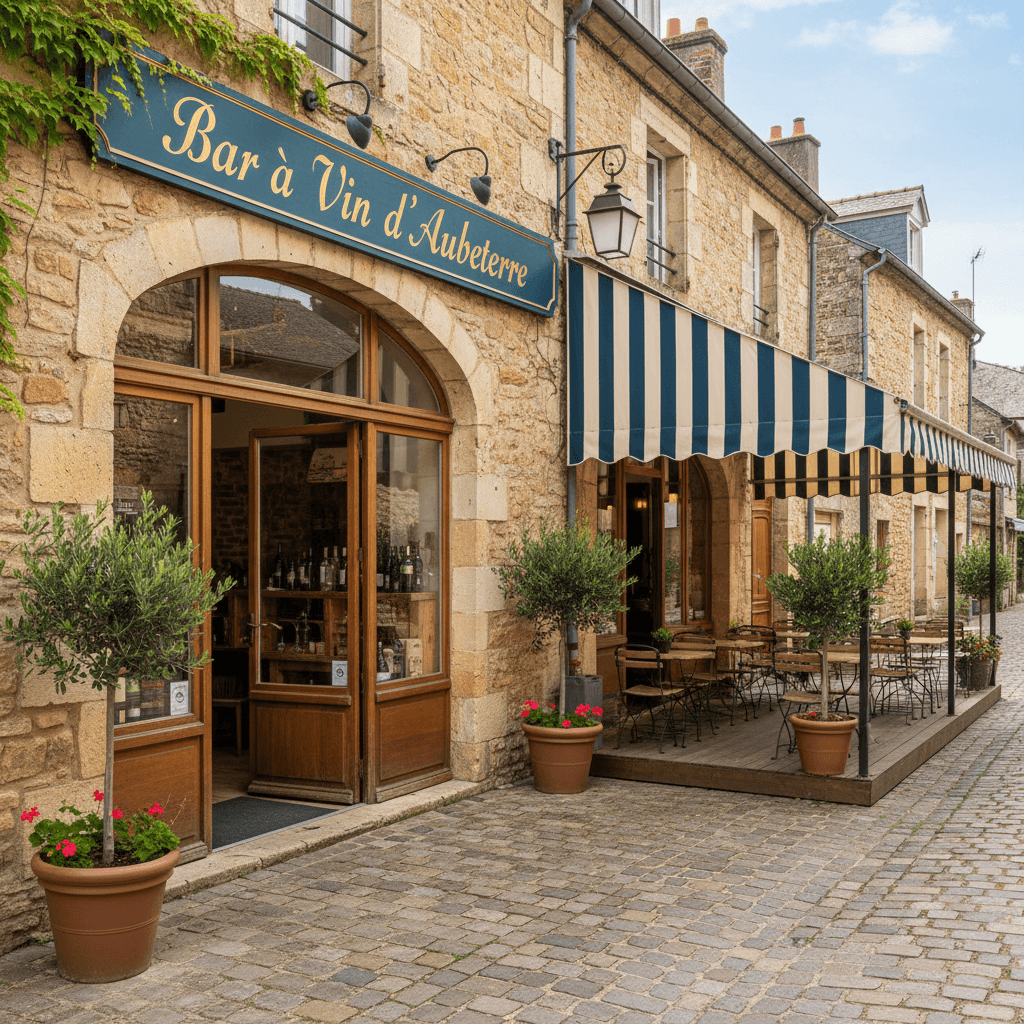 Bar-brasserie 56m² à Aubeterre-Sur-Dronne : terrasse - licence IV - Image 1