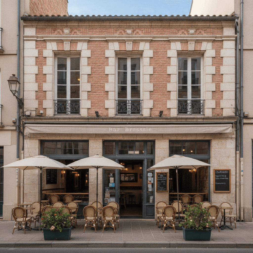 Bar-brasserie 60m² à Toulouse : licence IV - extraction