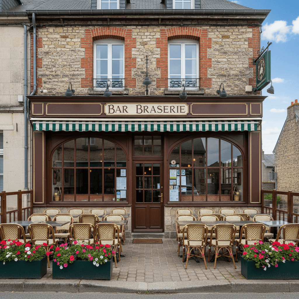 Bar-brasserie 100m² à Friville-Escarbotin : terrasse - licence IV - Image 1