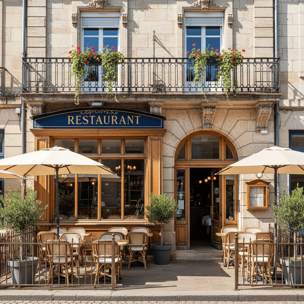 Restaurant 70 couverts à Metz : terrasse - extraction - Image 1