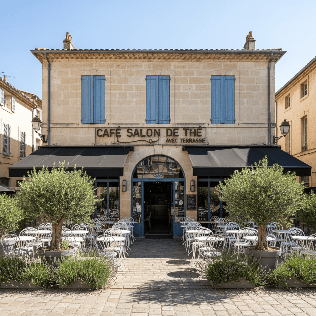 Snack 45m² à Montpellier : terrasse