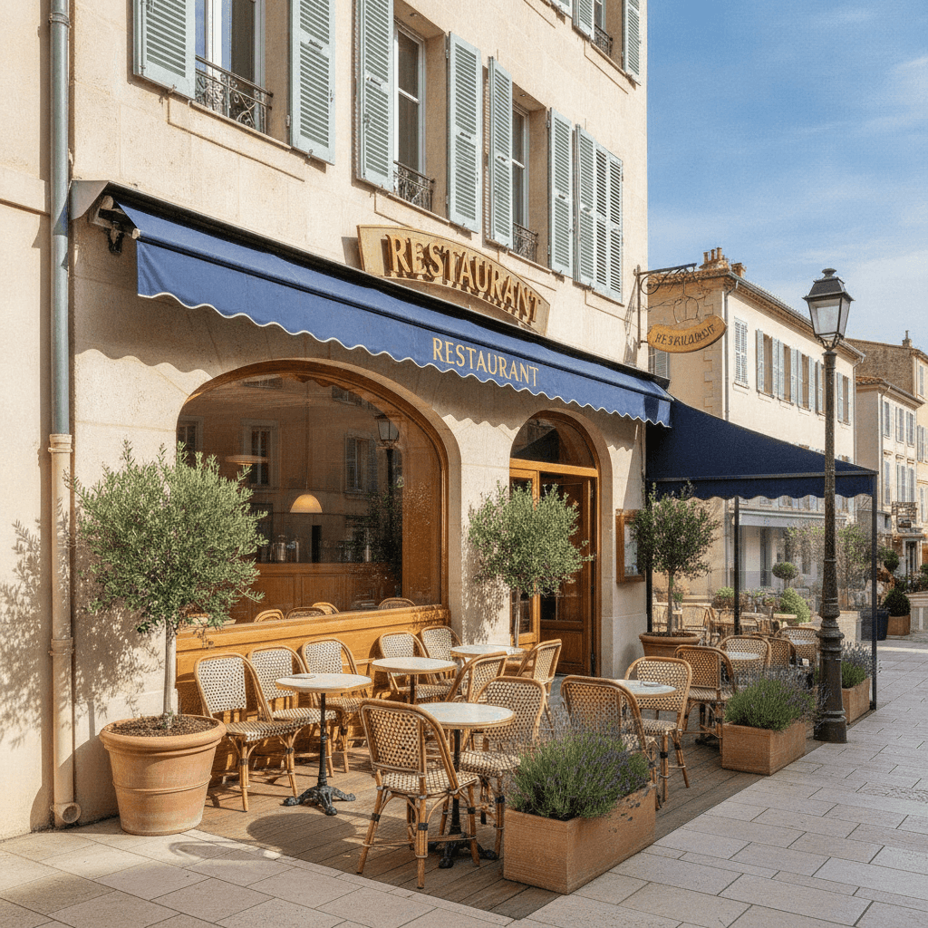 Restaurant 80m² à Nice : terrasse - licence IV