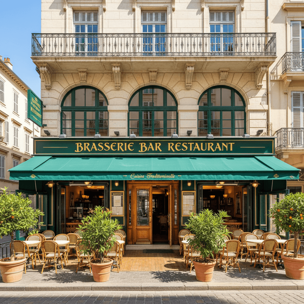 Bar-brasserie : terrasse - licence IV - Image 1