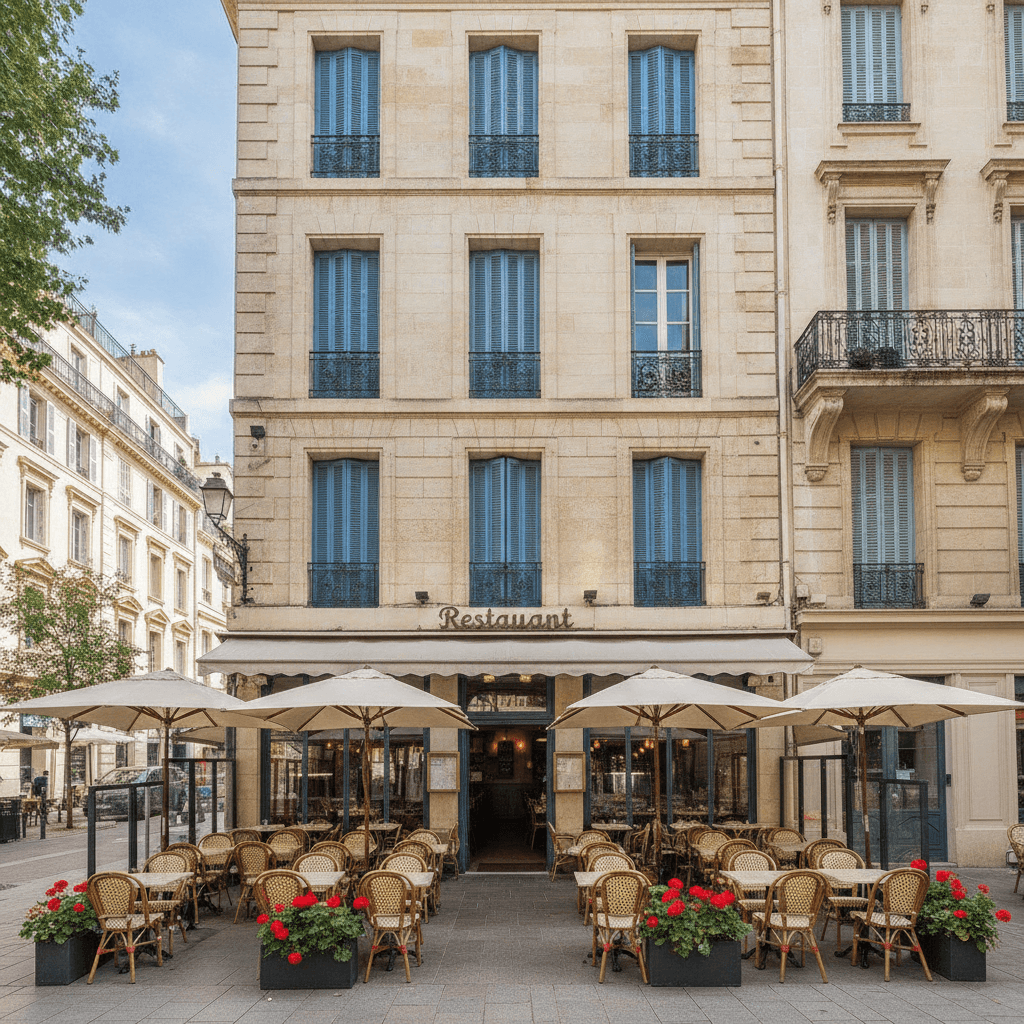 Restaurant 200m² à Marseille : terrasse - licence IV