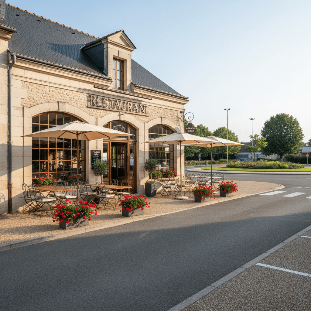 Restaurant 230m² à Villeneuve-Lès-Bouloc : terrasse - licence IV - Image 1