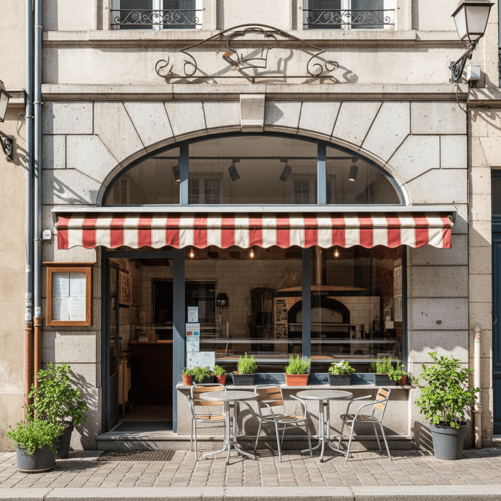 Fast-food 120m² à Grenoble : terrasse - licence IV