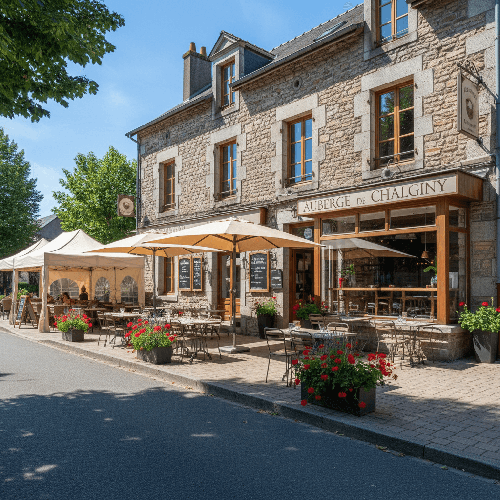 Restaurant 536m² à Chaligny : terrasse - licence IV - Image 1