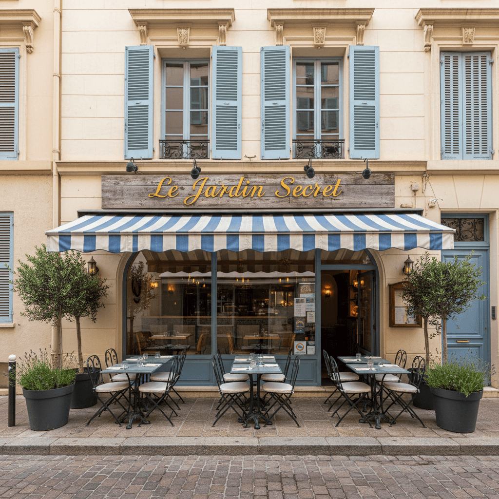 Restaurant 55m² à Nice : terrasse - licence IV