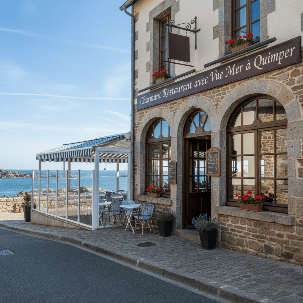 Restaurant à Quimper : terrasse - licence IV - Image 1
