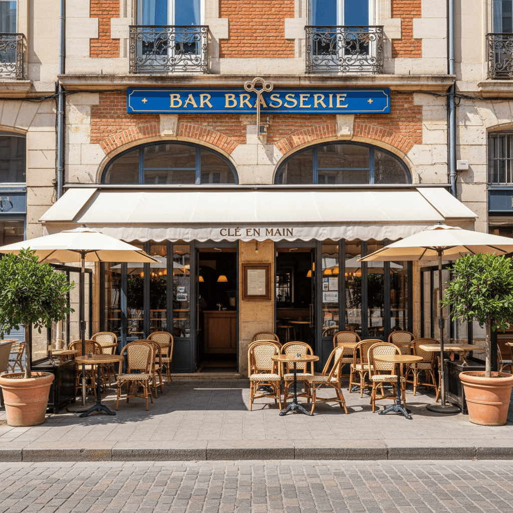 Bar-brasserie 120m² à Toulouse : terrasse - licence IV - Image 1