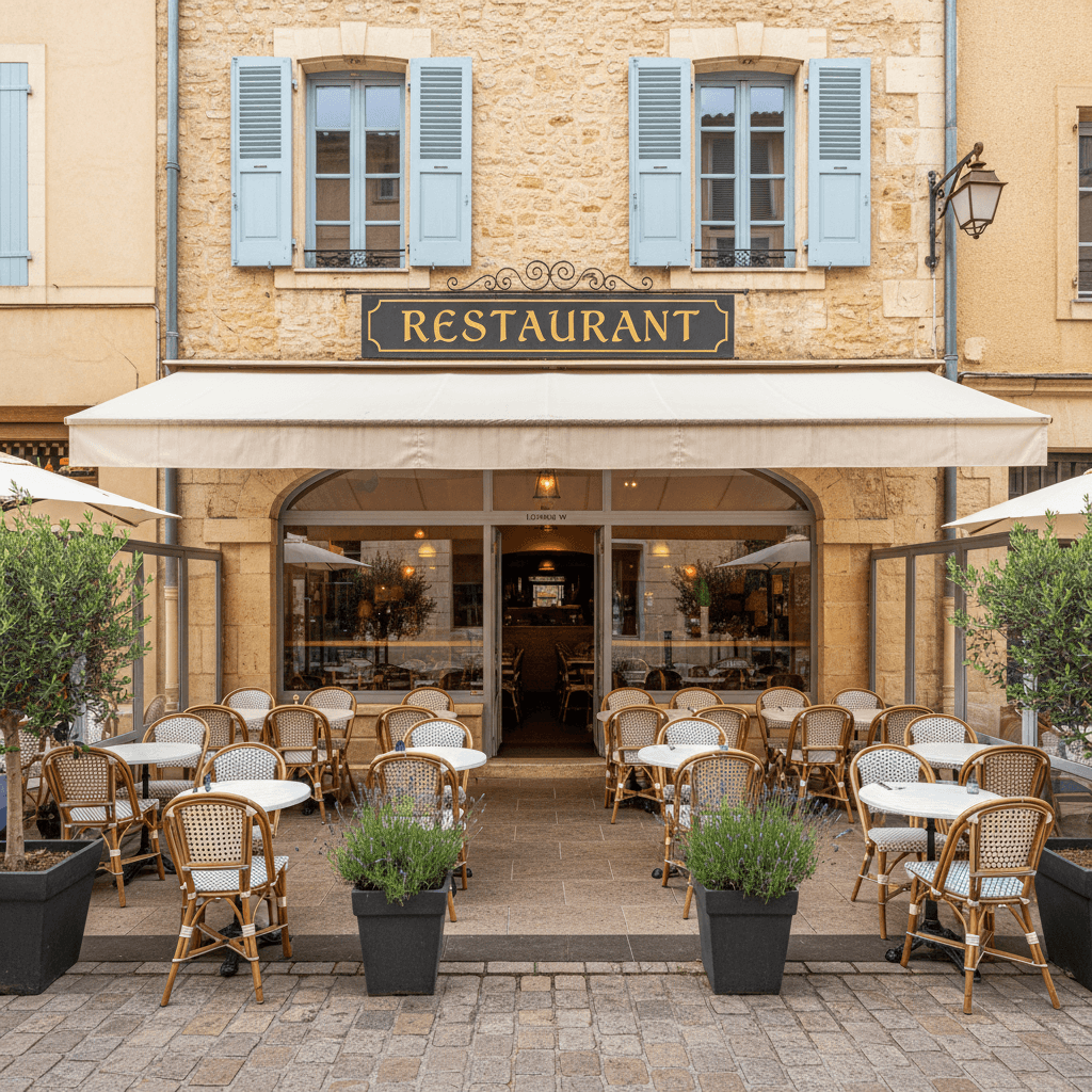 Restaurant à Aix-En-Provence : terrasse - licence IV