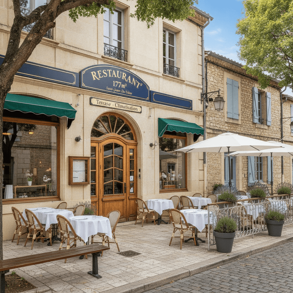 Restaurant 177m² à Saint-Jean-De-Védas : terrasse - climatisation - Image 1